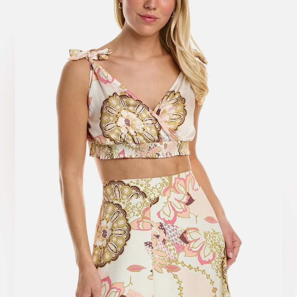 AREA STARS  Cropped Jaime Top Size Medium NWT